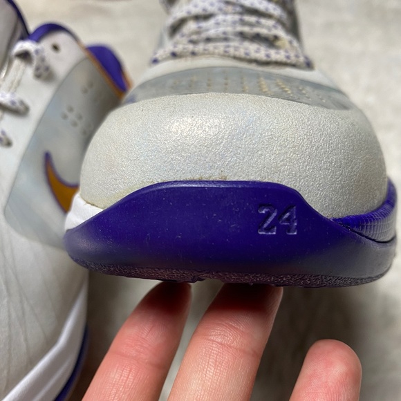 Nike Zoom Kobe 5 Del Sol 5.5Y Lakers Home 2009 HTF 386647-100 main image 5